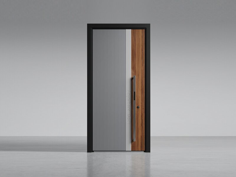 Hybrid Steel&Aluminum Door